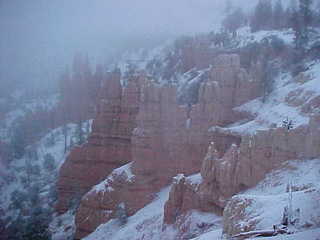 Bryce Canyon snowy hoodoos 2