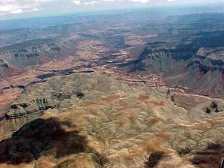 Grand Canyon north rim 1 -- aerial