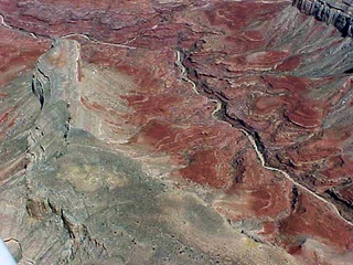 87 527. Grand Canyon south tributary 6 -- aerial