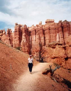 Bryce Canyon Adam on the trail (A)