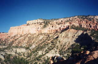 Bryce Canyon hoodoos on a hill top
