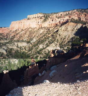 Bryce Canyon hoodoos on a hill