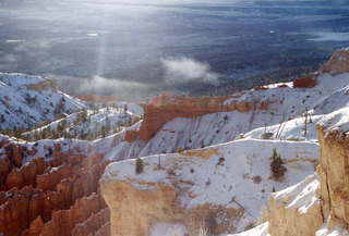 Bryce Canyon white hoodoos