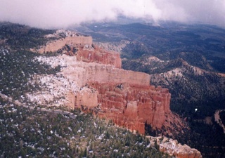 Bryce Canyon snow covered hoodoos