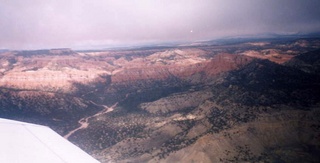 Bryce Canyon roadway and trees