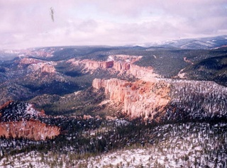 Bryce Canyon hoodoos aerial 5