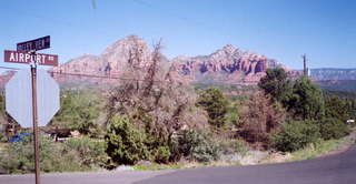 Sedona rocks from Airport road