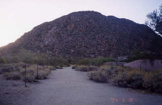 Pinnacle Peak, neighboring hill seen from Jomax Road