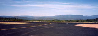 San Diego, airport view of the mountains