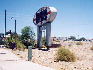 Lake Havasu City, London Bridge tourist sign