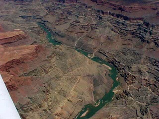 North Rim of the Grand Canyon with cloud shadows 2 -- aerial