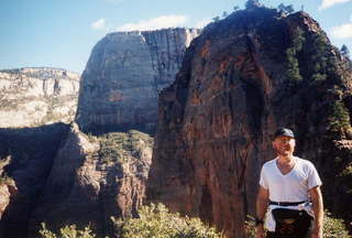 Zion National Park, Adam near Angel's Landing 3