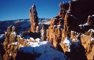 Bryce Canyon, tall hoodoos