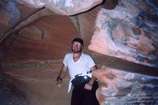 Zion National Park, Adam inside a rock