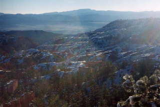 Bryce Canyon, vast vista looking sunward