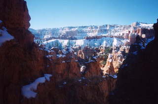 Bryce Canyon, near and snowy far