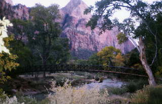 Zion National Park, view across Virgin River