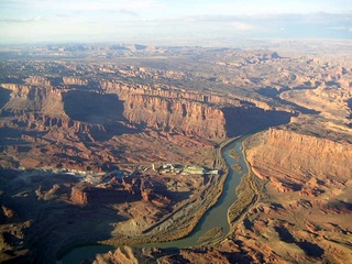 Colorado River near Moab - aerial