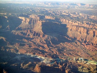 Colorado River canyon - aerial