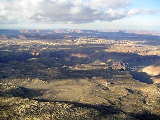 Colorado River canyon area - aerial