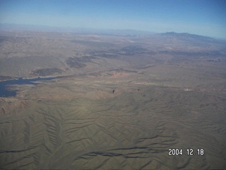 aerial -- east end of Lake Mead