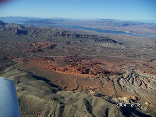 aerial -- east end of Lake Mead