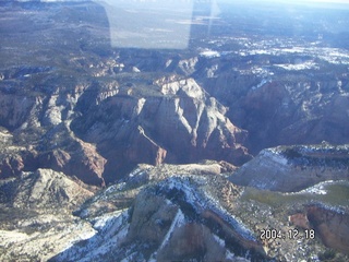 aerial -- Zion National Park