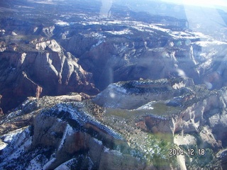 aerial -- Zion National Park