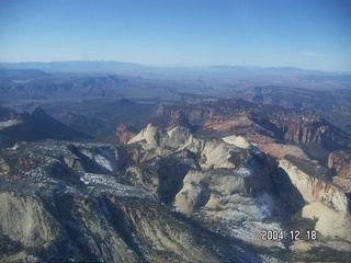 aerial -- Zion National Park