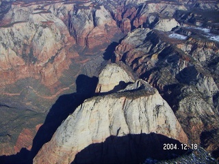 aerial -- near Zion National Park -- Rockville