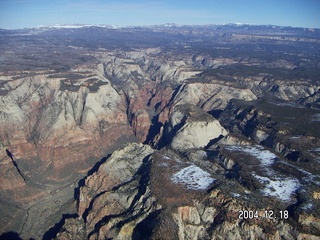 aerial -- near Zion National Park -- Rockville