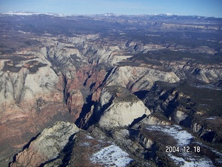 aerial -- near Zion National Park