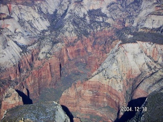 aerial -- near Zion National Park -- Springdale