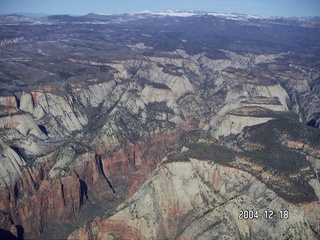 aerial -- Zion National Park