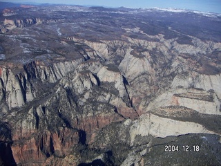 aerial -- Zion National Park