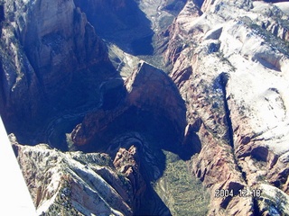 aerial -- Zion National Park