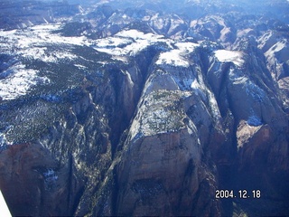 aerial -- Zion National Park