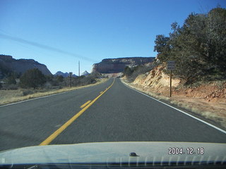 aerial -- Zion National Park -- East Rim area