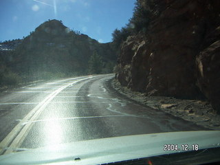 aerial -- Zion National Park