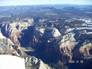 aerial -- Zion National Park