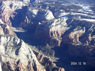 aerial -- Zion National Park