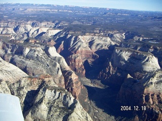 aerial -- Zion National Park