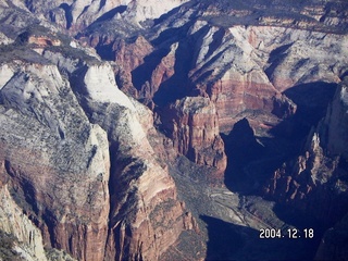 aerial -- Zion National Park