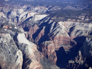 aerial -- Zion National Park