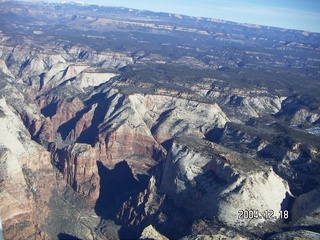 aerial -- Zion National Park