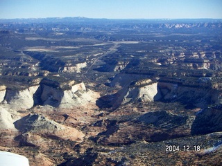 aerial -- Zion National Park -- Checkboard Mesa area