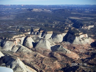 aerial -- Zion National Park -- Checkerboard Mesa area