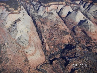 aerial -- Zion National Park