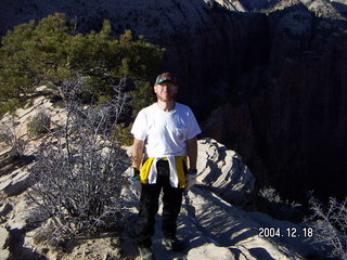 Zion National Park, Adam near Angel's Landing