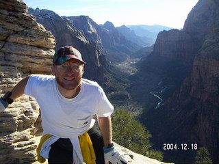 8 5aj. Zion National Park -- Adam -- Angel's Landing